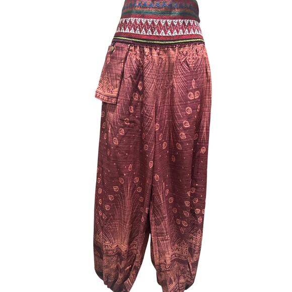 Karma Nepal handcrafted 100% cotton pants - Picture 1 of 4